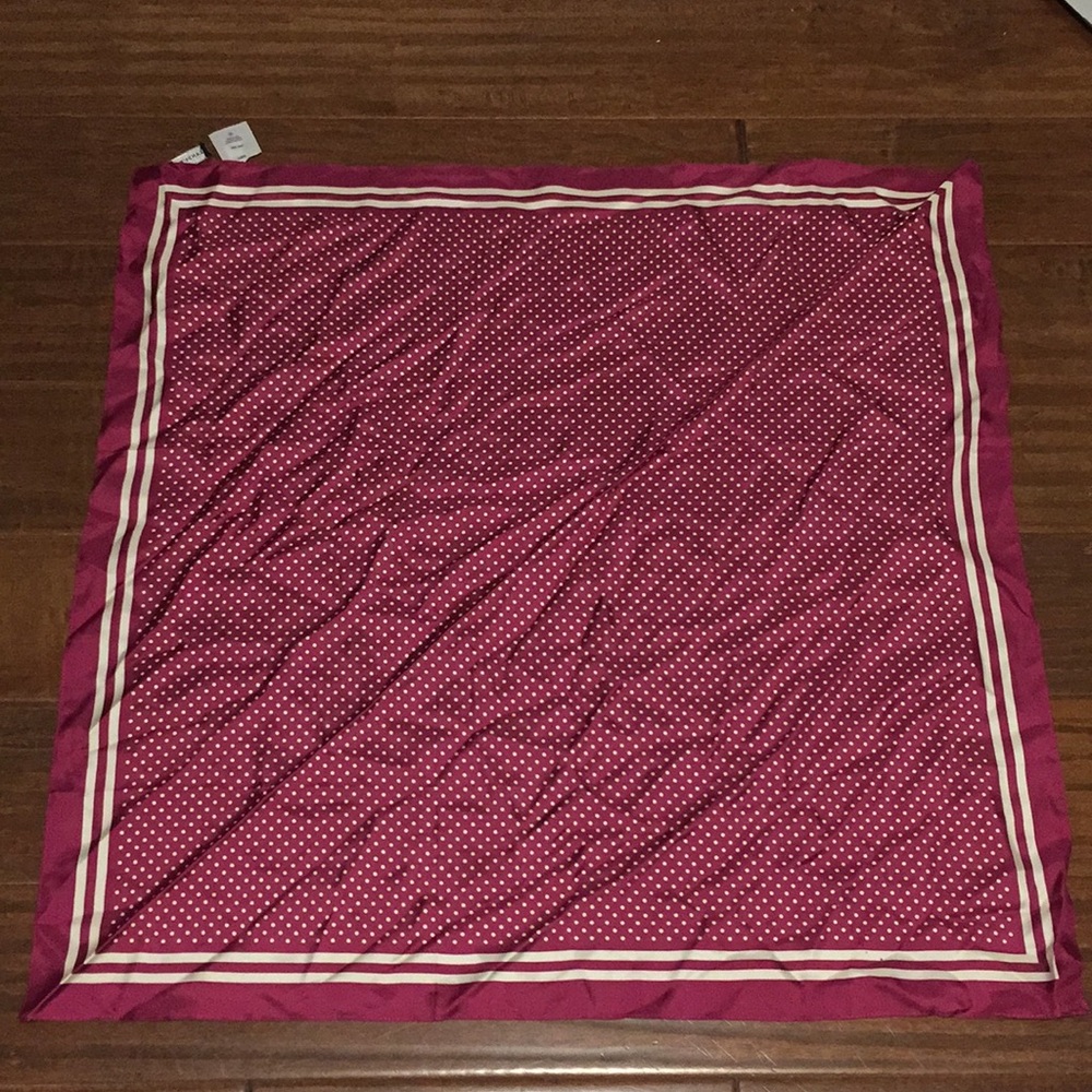 Lands End silk scarf